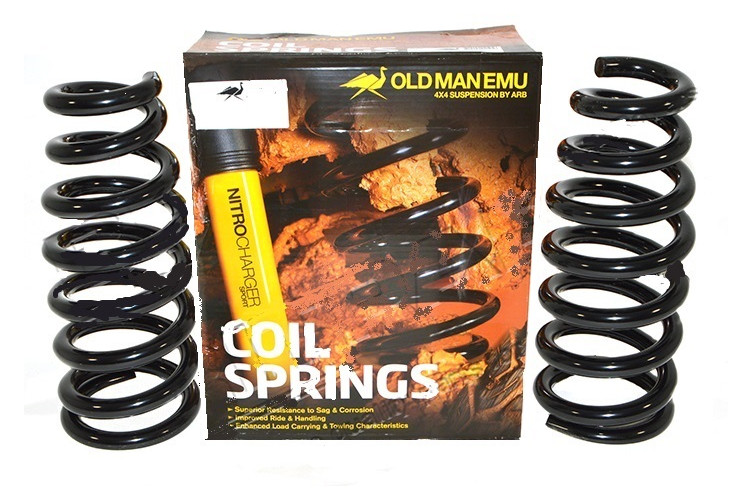 Ome Coil Springs Front Heavy Duty (Pair) 30mm Lift for NISSAN NAVARA ...