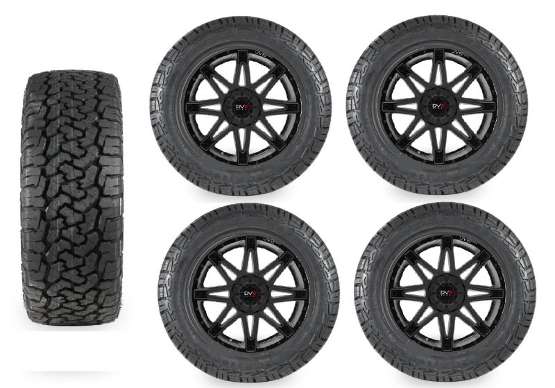 Wheel And Tyre Set (4) 20 X 9 Armoured 285/50R20 Comforser